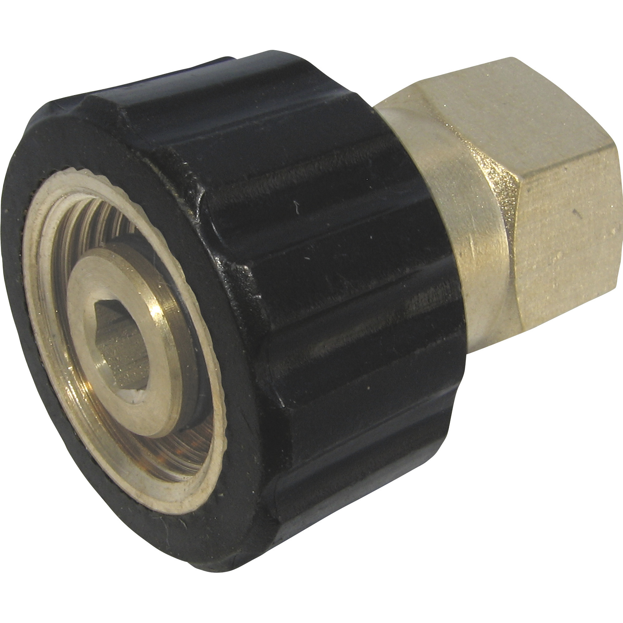 NorthStar Female Thread-On Coupler, 3/8in. x M22, 4000 PSI